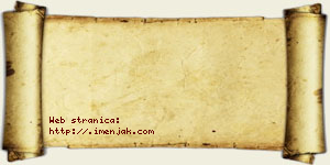 Andjelina Radovanović vizit kartica